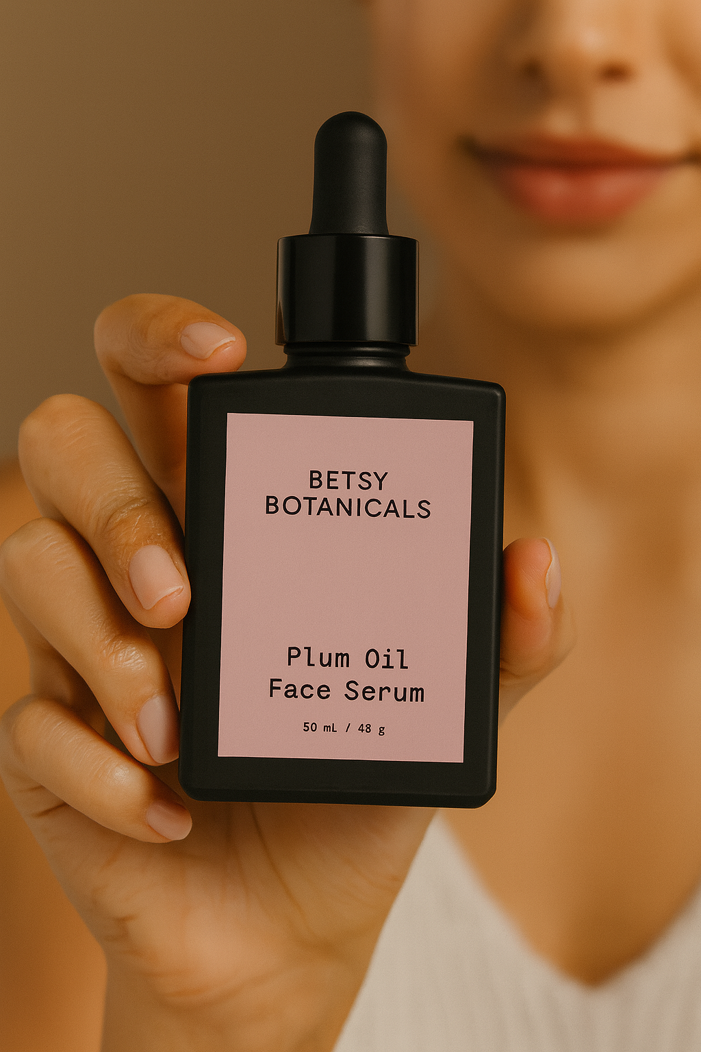 Plum Oil Face Serum – Organic, Cold-Pressed Moisturizer for All Skin Types (1.7 oz / 50 ml)