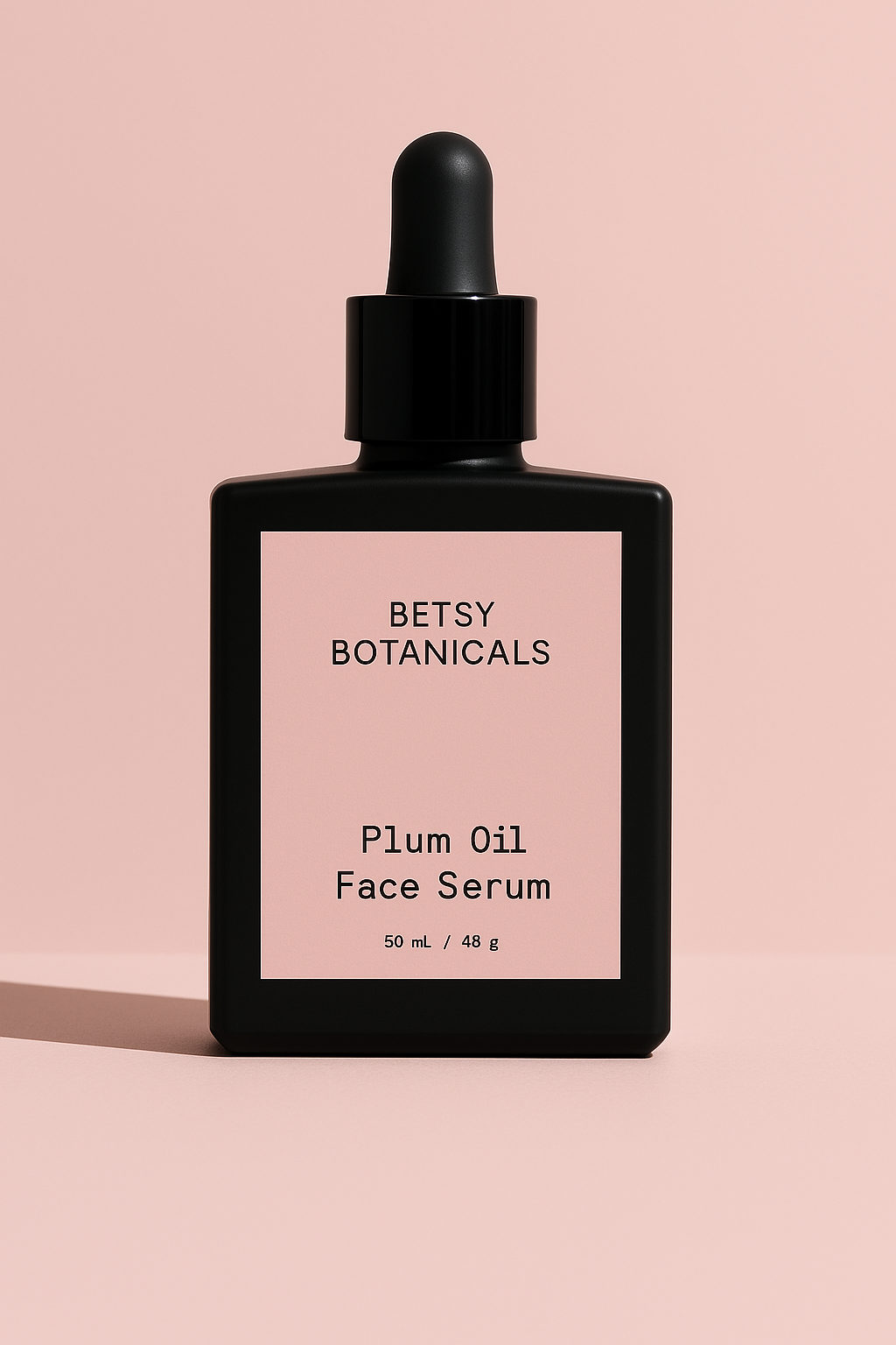 Plum Oil Face Serum – Organic, Cold-Pressed Moisturizer for All Skin Types (1.7 oz / 50 ml)