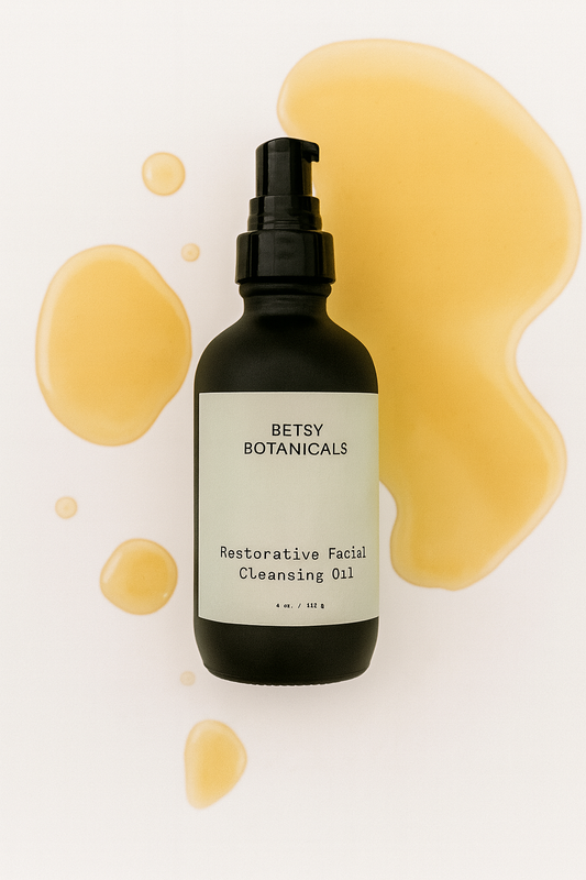 Restorative Cleansing Oil – Organic Makeup Remover & Daily Facial Cleanser (4 oz.)
