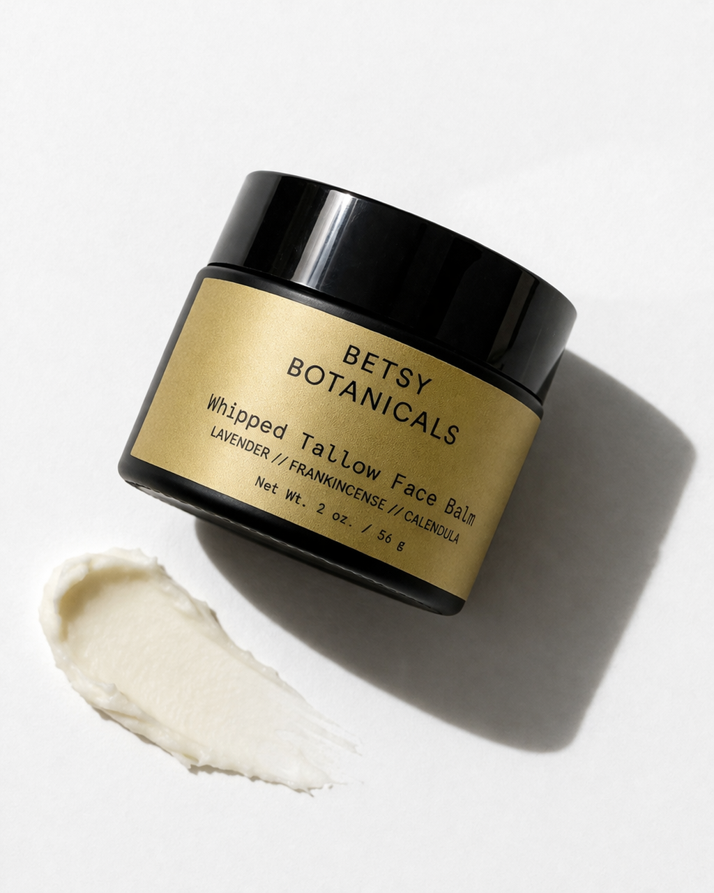 Whipped Tallow Face Balm – Grass-Fed Moisturizer for All Skin Types with Lavender, Frankincense & Calendula (2 oz / 56 g)